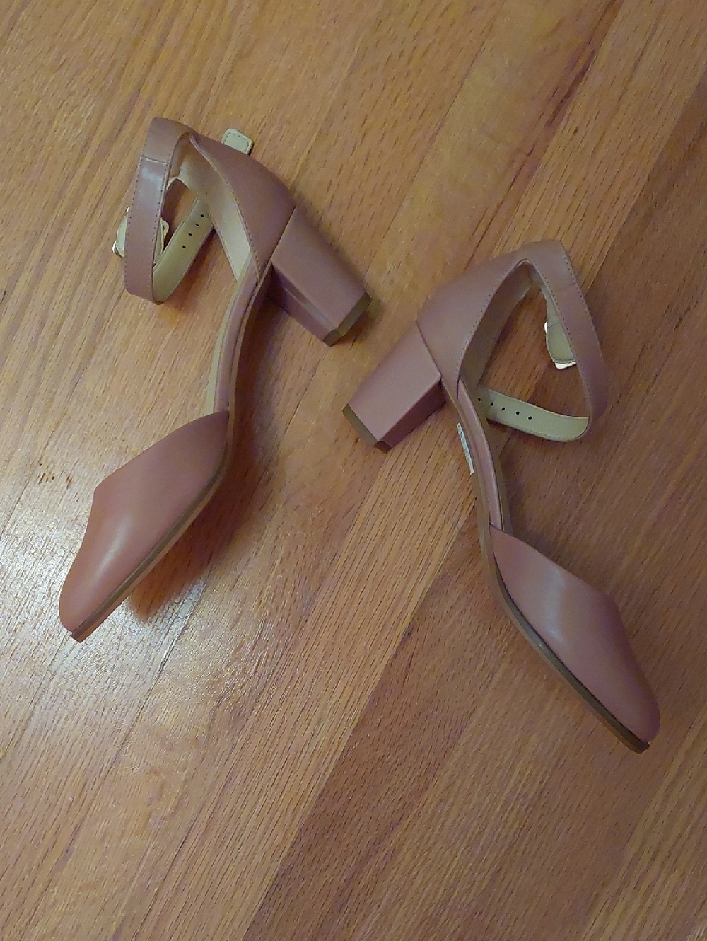 Clarks Kaylin Block Heel Ankle Strap d'Orsay Pumps 8 - Picture 2 of 7